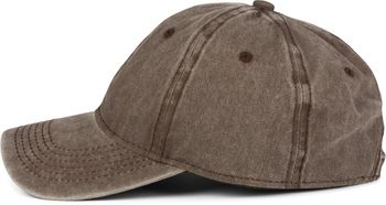 styleBREAKER Unisex Baseball Cap Vintage Look verstellbar 6-Panel Cappy in Washed Optik mit gebogenem Schirm Baumwolle Retro Cap Damen und Herren