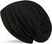 styleBREAKER Damen Beanie Mütze mit All Over Glitzer in Unifarben, Glitzermütze, Leichte Stoffmütze Einfarbig 04024117