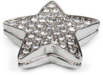 styleBREAKER Magnet Schmuck Anhänger Stern Design mit Strass für Kleidung, Schals, Tücher und Ponchos, Brosche, Damen 05050043