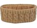 styleBREAKER Damen Stirnband mit Zopfmuster und Strass, weiches Fleece Innenfutter, Haarband, Headband 04026001