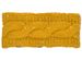 styleBREAKER Damen Stirnband Grobstrick mit Zopfmuster und Pailletten, warmes Fleece Innenfutter, Haarband, Headband 04026002
