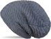 styleBREAKER warme Feinstrick Beanie Mütze mit Wellen Strickmuster, Fleece Innenfutter, Slouch Longbeanie, Unisex 04024122