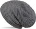 styleBREAKER warme Feinstrick Beanie Mütze mit Wellen Strickmuster, Fleece Innenfutter, Slouch Longbeanie, Unisex 04024122
