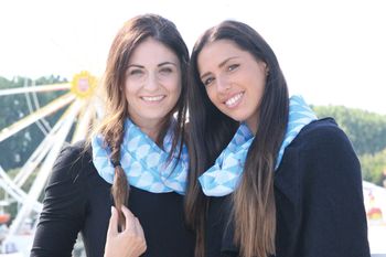 styleBREAKER bayerischer Rauten Muster Loop Schlauchschal / Dirndl und Trachten Tuch 01016060