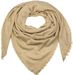 styleBREAKER Damen Feinstrick Viereckstuch mit Nieten und kurzen Fransen am Saum, Winter Schal, großes XL Tuch 01018147