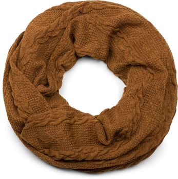styleBREAKER Feinstrick Loop Schal mit Zopfmuster, Winter Schlauchschal, Loopschal, Strickschal, Unisex 01018151