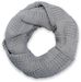 styleBREAKER Unisex Strick Loop Schal mit Patentmuster, Uni Feinstrick Schlauchschal, Winter Strickschal 01018152