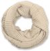 styleBREAKER Unisex Strick Loop Schal mit Patentmuster, Uni Feinstrick Schlauchschal, Winter Strickschal 01018152