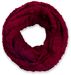 styleBREAKER Unisex Strick Loop Schal kariert, Uni Feinstrick Schlauchschal, Winter Strickschal 01018154