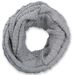 styleBREAKER Unisex Strick Loop Schal kariert, Uni Feinstrick Schlauchschal, Winter Strickschal 01018154