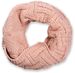 styleBREAKER Unisex Strick Loopschal mit Gitter- und Rippenmuster, Uni Feinstrick Schlauchschal, Winter Strickschal 01018155