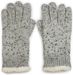 styleBREAKER Damen Strickhandschuhe mit Strass Besatz und Fleece Futter | warme Winterhandschuhe mit Glitzeroptik | weiche Thermo Fingerhandschuhe