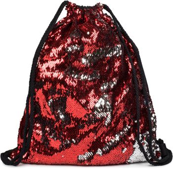 styleBREAKER Turnbeutel Hipster mit Pailletten, Rucksack, Sportbeutel, Beutel, Unisex 02012210