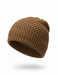 styleBREAKER Strick Beanie Mütze mit luftiger Ajour-Struktur | doppellagige Longbeanie im Grobstrick Design | elastische Wintermütze Unisex