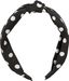 styleBREAKER Damen Haarreif mit Punkten & Knoten | breiter Retro Haarreifen (5 cm) im 50er Jahre Rockabilly Style | flexibler Polka Dot Kopfschmuck für Party & Alltag