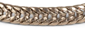 styleBREAKER flaches Zopfketten Armband mit Magnetverschluss, Kette, Schmuck, Unisex 05040131