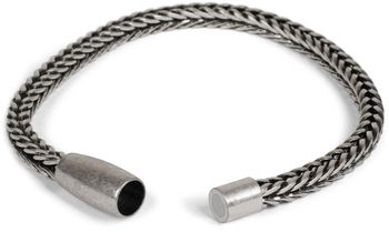 styleBREAKER Zopfketten Armband mit Magnetverschluss, Kette, Schmuck, Damen 05040132