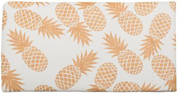 styleBREAKER Etui für Sonnenbrillen mit Ananas Print und Putztuch, Brillenetui mit Schnappverschluss, Damen 09020076