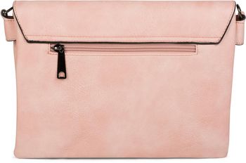 styleBREAKER Clutch mit Nieten, Abendtasche, Schulterriemen, Trageschlaufe, Schultertasche, Damen 02012227