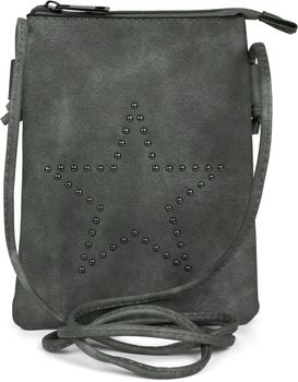 styleBREAKER Mini Bag Umhängetasche mit Nieten in Stern Form, Schultertasche, Handtasche, Tasche, Damen 02012235
