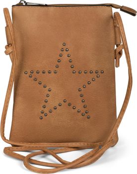 styleBREAKER Mini Bag Umhängetasche mit Nieten in Stern Form, Schultertasche, Handtasche, Tasche, Damen 02012235