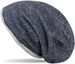 styleBREAKER Beanie Mütze mit all over Glitzer im Melange Look mit Rollrand, Slouch Longbeanie, Glitzermütze, Damen 04024143