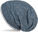 styleBREAKER Beanie Mütze mit all over Glitzer im Melange Look mit Rollrand, Slouch Longbeanie, Glitzermütze, Damen 04024143