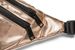 styleBREAKER Damen Bauchtasche Metallic 21x16cm | Gürteltasche Glitzer Festival | Verstellbarer Gurt & Steckschnalle | Crossbody Bag Kunstleder