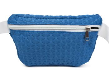styleBREAKER Damen Bauchtasche geometrisches Muster geprägte Optik, Reißverschluss, Gürteltasche, Hüfttasche 02012253