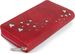 styleBREAKER Damen Portemonnaie mit Metallic Sternen | große Geldbörse mit Reißverschluss, Kartenfächern & Handyfach, Kunstleder 19 x 10 cm