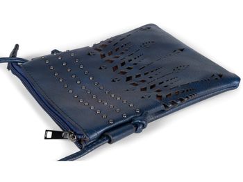 styleBREAKER Damen Mini Bag Umhängetasche Ethno Style und Nieten, Schultertasche, Handtasche, Tasche 02012260
