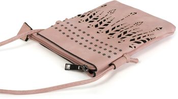 styleBREAKER Damen Mini Bag Umhängetasche Ethno Style und Nieten, Schultertasche, Handtasche, Tasche 02012260