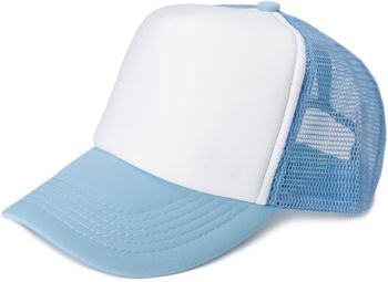 styleBREAKER Unisex 5-Panel Trucker Cap mit Mesh-Einsatz | verstellbares Basecap mit Click Snap Verschluss | luftiges Netz Cap für Damen und Herren
