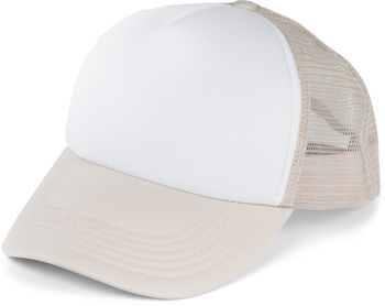 styleBREAKER Unisex 5-Panel Trucker Cap mit Mesh-Einsatz | verstellbares Basecap mit Click Snap Verschluss | luftiges Netz Cap für Damen und Herren