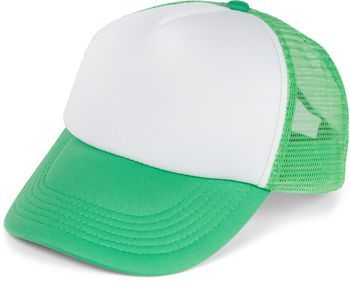 styleBREAKER Unisex 5-Panel Trucker Cap mit Mesh-Einsatz | verstellbares Basecap mit Click Snap Verschluss | luftiges Netz Cap für Damen und Herren