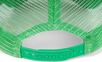 styleBREAKER Unisex 5-Panel Trucker Cap mit Mesh-Einsatz | verstellbares Basecap mit Click Snap Verschluss | luftiges Netz Cap für Damen und Herren