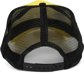 styleBREAKER Unisex 5-Panel Trucker Cap mit Mesh-Einsatz | verstellbares Basecap mit Click Snap Verschluss | luftiges Netz Cap für Damen und Herren