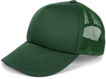 styleBREAKER Unisex 5-Panel Trucker Cap mit Mesh-Einsatz | verstellbares Basecap mit Click Snap Verschluss | luftiges Netz Cap für Damen und Herren