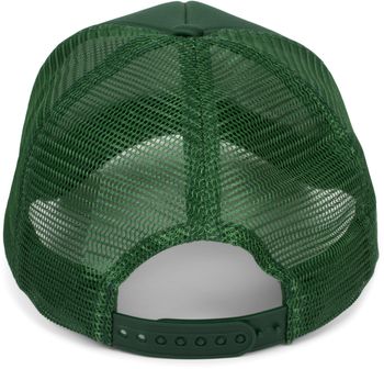 styleBREAKER Unisex 5-Panel Trucker Cap mit Mesh-Einsatz | verstellbares Basecap mit Click Snap Verschluss | luftiges Netz Cap für Damen und Herren