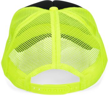 styleBREAKER Unisex 5-Panel Trucker Cap mit Mesh-Einsatz | verstellbares Basecap mit Click Snap Verschluss | luftiges Netz Cap für Damen und Herren