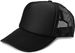 styleBREAKER Unisex 5-Panel Trucker Cap mit Mesh-Einsatz | verstellbares Basecap mit Click Snap Verschluss | luftiges Netz Cap für Damen und Herren