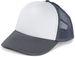styleBREAKER Unisex 5-Panel Trucker Cap mit Mesh-Einsatz | verstellbares Basecap mit Click Snap Verschluss | luftiges Netz Cap für Damen und Herren