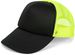 styleBREAKER Unisex 5-Panel Trucker Cap mit Mesh-Einsatz | verstellbares Basecap mit Click Snap Verschluss | luftiges Netz Cap für Damen und Herren