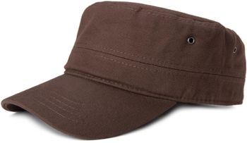 styleBREAKER Unisex Military Cap aus Baumwoll-Canvas | Army Cap mit gebogenem Schirm | verstellbare Schirmmütze für Damen und Herren