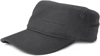 styleBREAKER Unisex Military Cap aus Baumwoll-Canvas | Army Cap mit gebogenem Schirm | verstellbare Schirmmütze für Damen und Herren