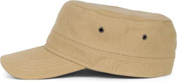 styleBREAKER Unisex Military Cap aus Baumwoll-Canvas | Army Cap mit gebogenem Schirm | verstellbare Schirmmütze für Damen und Herren