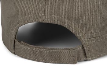 styleBREAKER Unisex Military Cap aus Baumwoll-Canvas | Army Cap mit gebogenem Schirm | verstellbare Schirmmütze für Damen und Herren