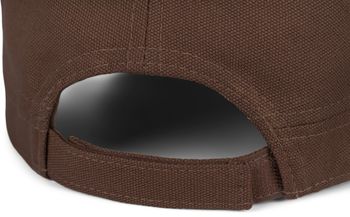 styleBREAKER Unisex Military Cap aus Baumwoll-Canvas | Army Cap mit gebogenem Schirm | verstellbare Schirmmütze für Damen und Herren