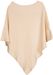 styleBREAKER Damen Feinstrick Poncho mit Karo Schachbrett Struktur, Rundhals 08010053