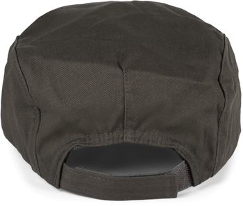 styleBREAKER Cabrio Cap mit Druckknopf | Schiebermütze Newsboy Schirmmütze einfarbig verstellbar | Unisex Flatcap aus Baumwolle für Damen und Herren